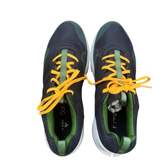 Adidas GSG Trail Running Shoes Men's Size 8 Gray Green Orange - Picture 6 of 8